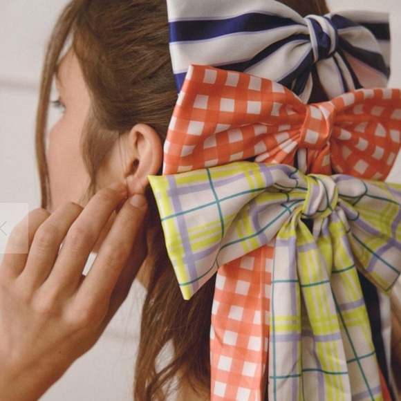 Anthropologie Accessories - Anthropologie satin hair bow new with tags x 1 piece